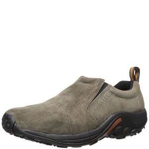 MERRELL MENS JUNGLE MOC LOAFERS SHOES, GUNSMOKE, 9.5 WIDE US